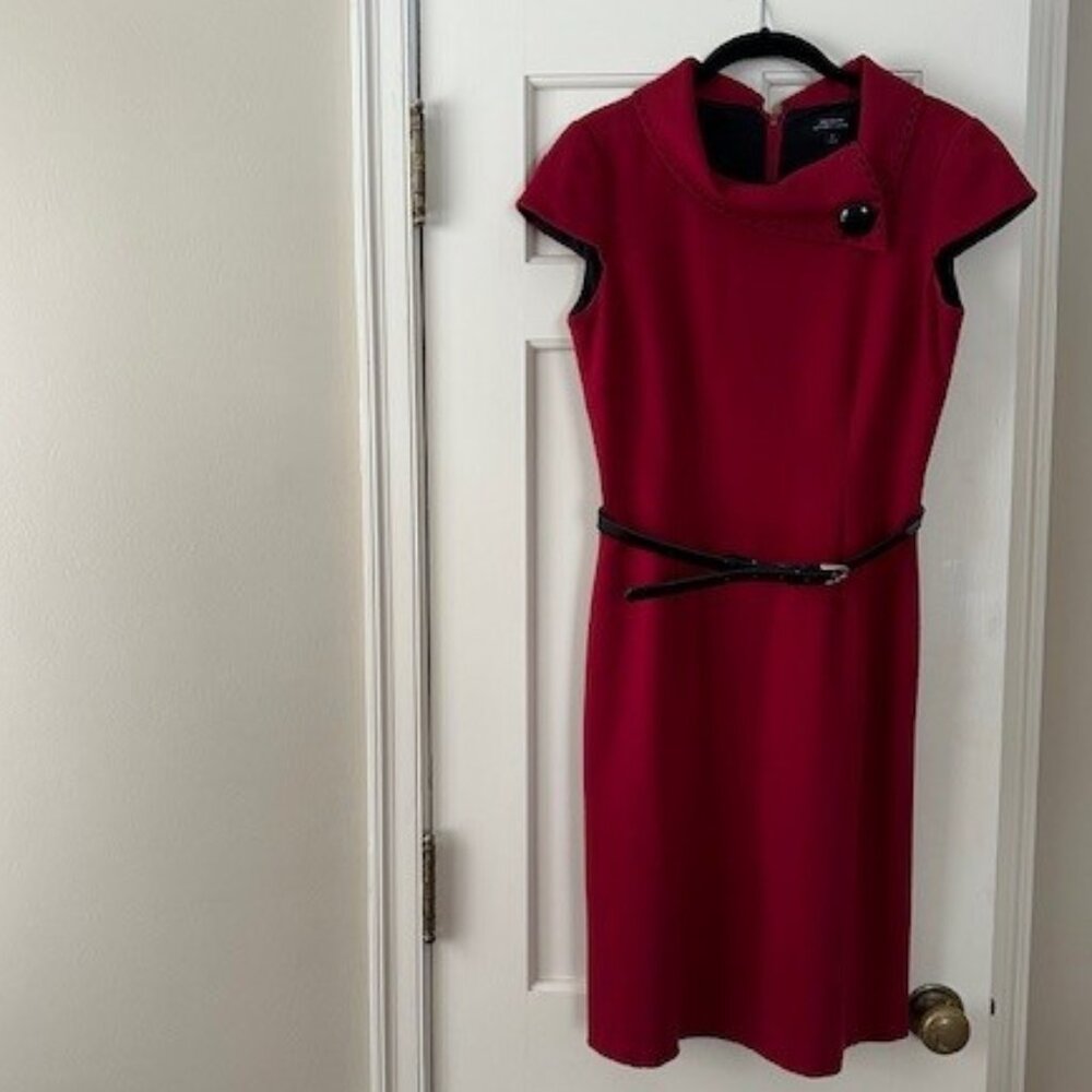 TAHARI Red Dress